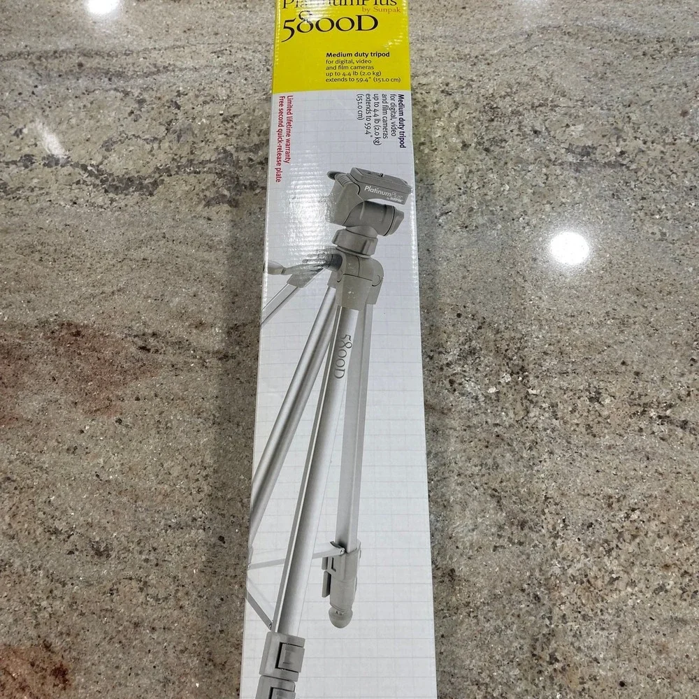 Sunpak Platinum Plus‎ 5800D Medium Weight Tripod